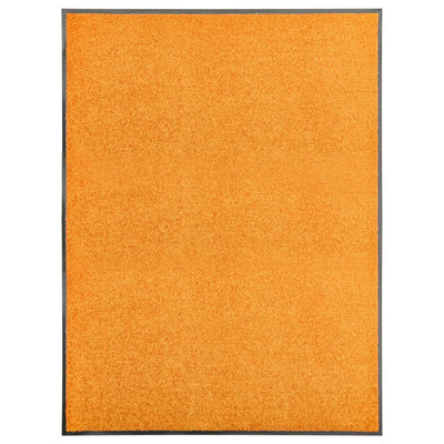 VIDAXL PORTOMAT WASSABLE 90x120 cm Orange