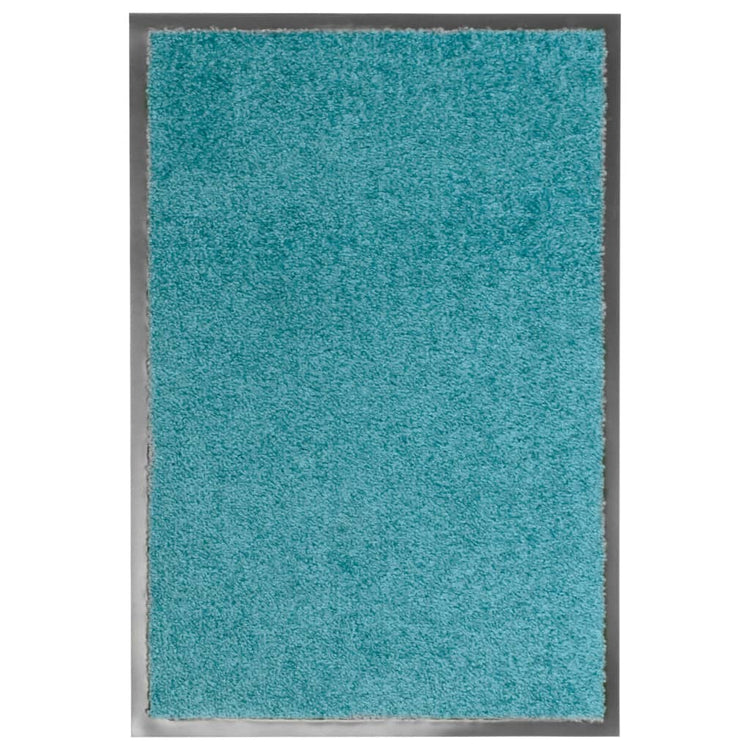 VIDAXL PORTOMAT WASSABLE 40x60 cm Cyan