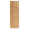 VIDAXL PORTOMAT WASSABLE 60x180 cm Creme