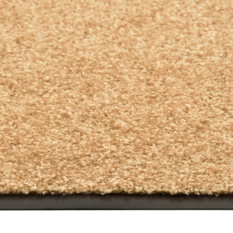 VIDAXL PORTOMAT WASSABLE 60x180 cm Creme
