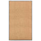 VIDAXL PORTOMAT WASSABLE 90x150 cm Creme