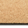 VIDAXL PORTOMAT WASSABLE 90x150 cm Creme