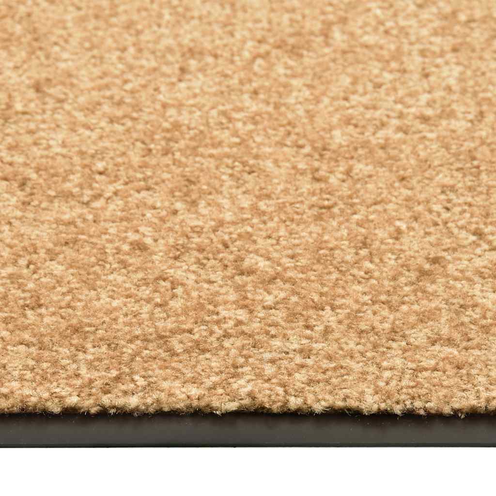 VIDAXL PORTOMAT WASSABLE 90x150 cm Creme
