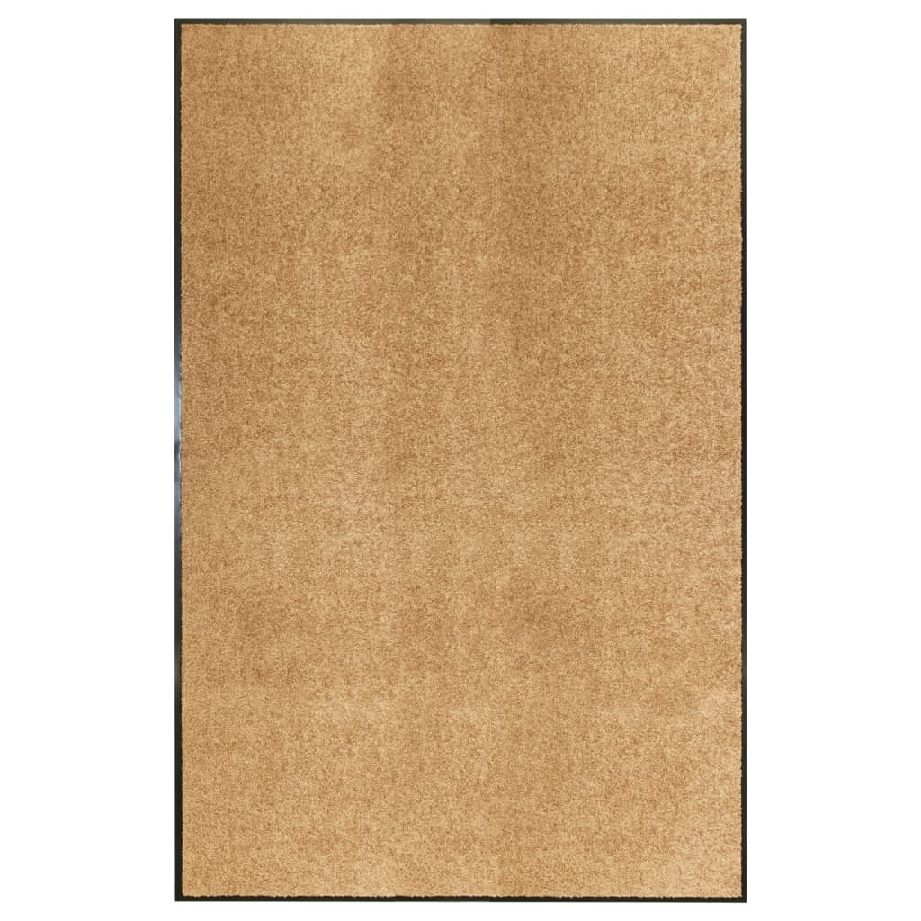 VIDAXL PORTOMAT WASSABLE 120x180 cm Creme