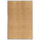 VIDAXL PORTOMAT WASSABLE 120x180 cm Creme