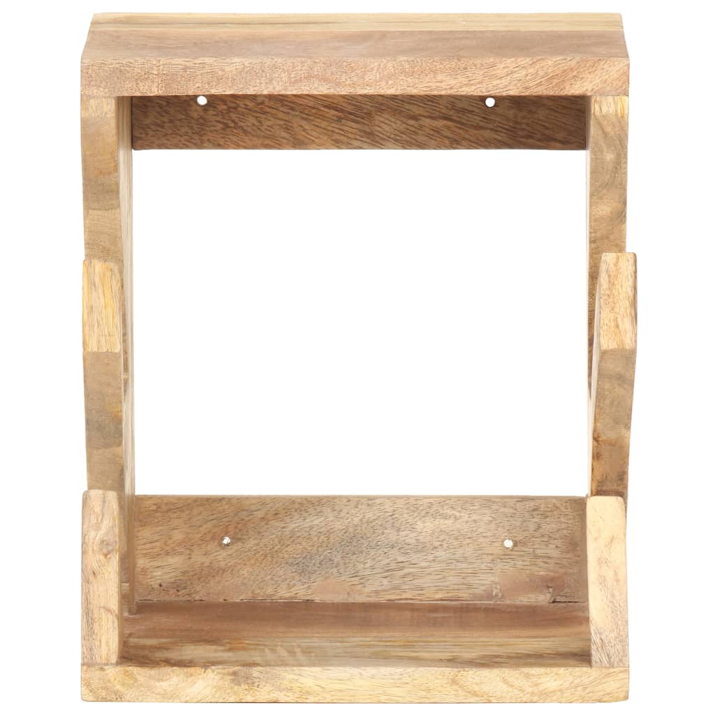 Vidaxl Wallskateboardhalter 25x20x30 cm Festes Mangoholz