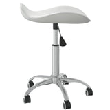 Vidaxl Salonhocker Künstliches Leder weiß - afbeelding 3