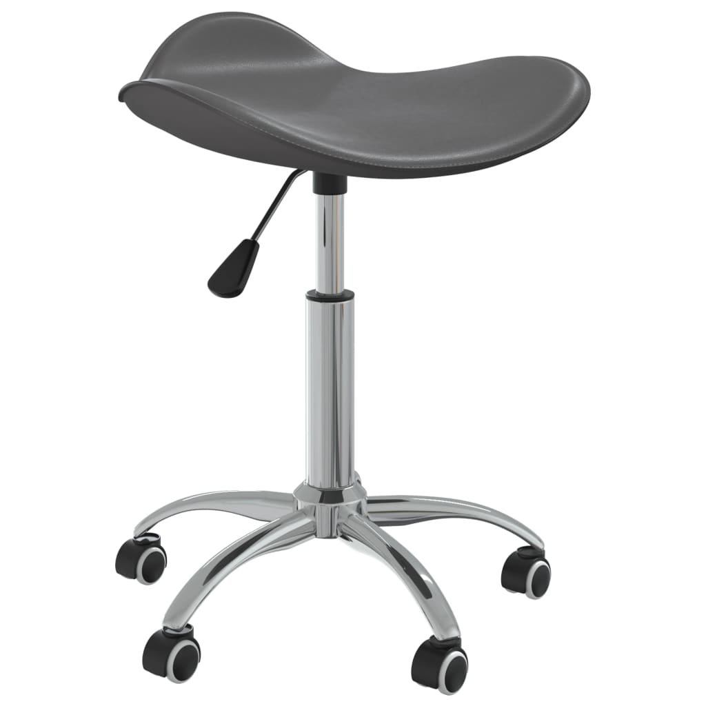 VidaXL Salonhocker Kunstleder grau