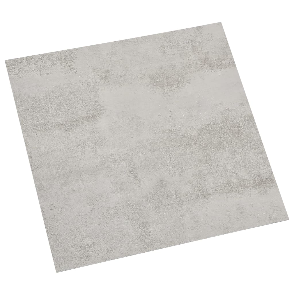 Vidaxl Dielen selbst -adhäsiv 55 ST 5.11 m² PVC Hellgrau