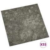 Vidaxl Dielen selbst -adhäsiv 55 ST 5,11 m² PVC Grau - afbeelding 2