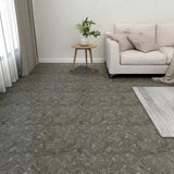 Vidaxl Dielen selbst -adhäsiv 55 ST 5,11 m² PVC Grau - afbeelding 1