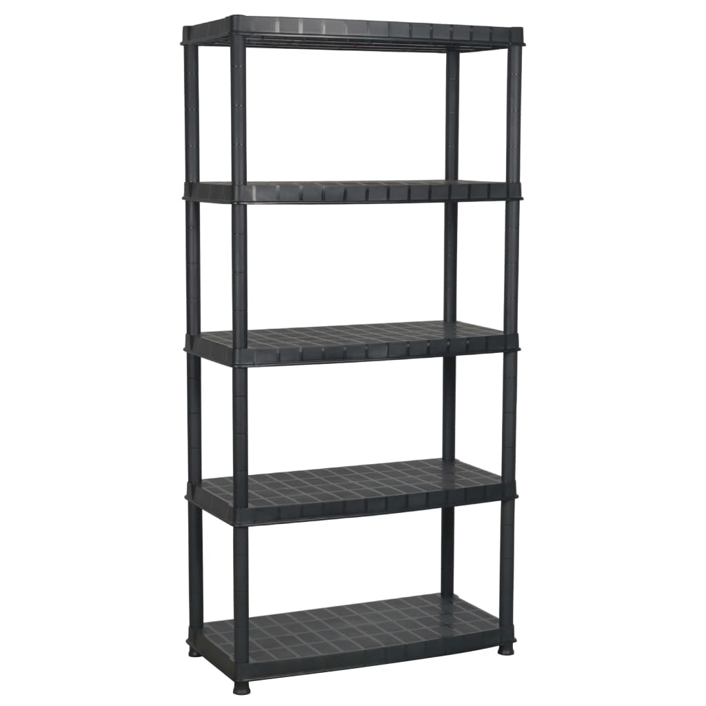 VIDAXL-LAGER RAKE 5-LAYER 91.5X45.7X185 CM KLASTIK SCHLABLICH