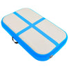 Vidaxl Gymnastics Matte mit Pumpenblasable 60x100x20 cm PVC Blau
