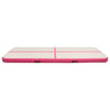 Vidaxl Gymnastics Matte mit Pumpen aufblasbar 300x100x15 cm PVC Pink