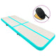 Vidaxl Gymnastics Matte mit Pumpen aufblasbar 700x100x20 cm PVC Grün