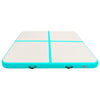 Vidaxl Gymnastics Matte mit Pumpen aufblasbar 200x200x20 cm PVC Grün