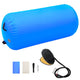 VIDAXL Gymnastics Rolle mit Pumpen aufblasbar 120 x 75 cm PVC Blau