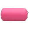 VIDAXL Gymnastics Rolle mit Pumpen aufblasbar 120 x 90 cm PVC Pink
