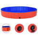 Vidaxl Dog Swimmingpool zusammenklappbar 200x30 cm PVC -Rot