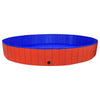 Vidaxl Dog Schwimmbad zusammenklappbar 300 x 40 cm PVC rot