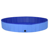 Vidaxl Dog Swimmingpool zusammenklappbar 200x30 cm PVC Blau - afbeelding 3