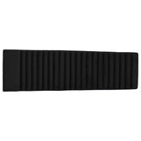 Vidaxl Lounger Kissen Wildleder Schwarz - afbeelding 3