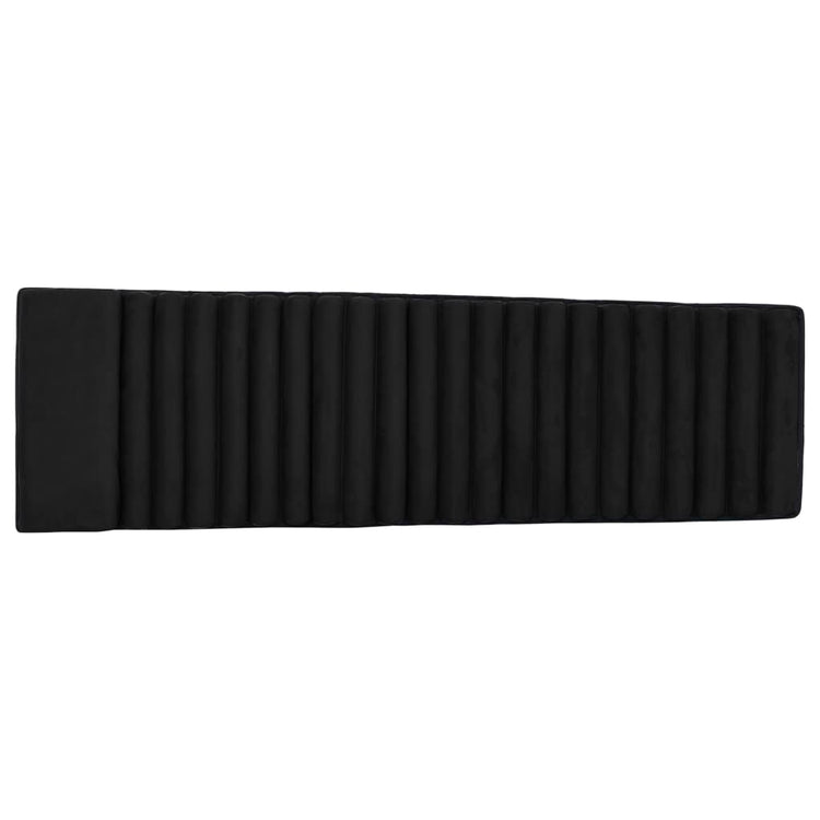 Vidaxl Lounger Kissen Wildleder Schwarz