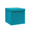 VIDAXL -Speicherboxen mit Deckel 4 PCs 28x28x28 cm Babyblau