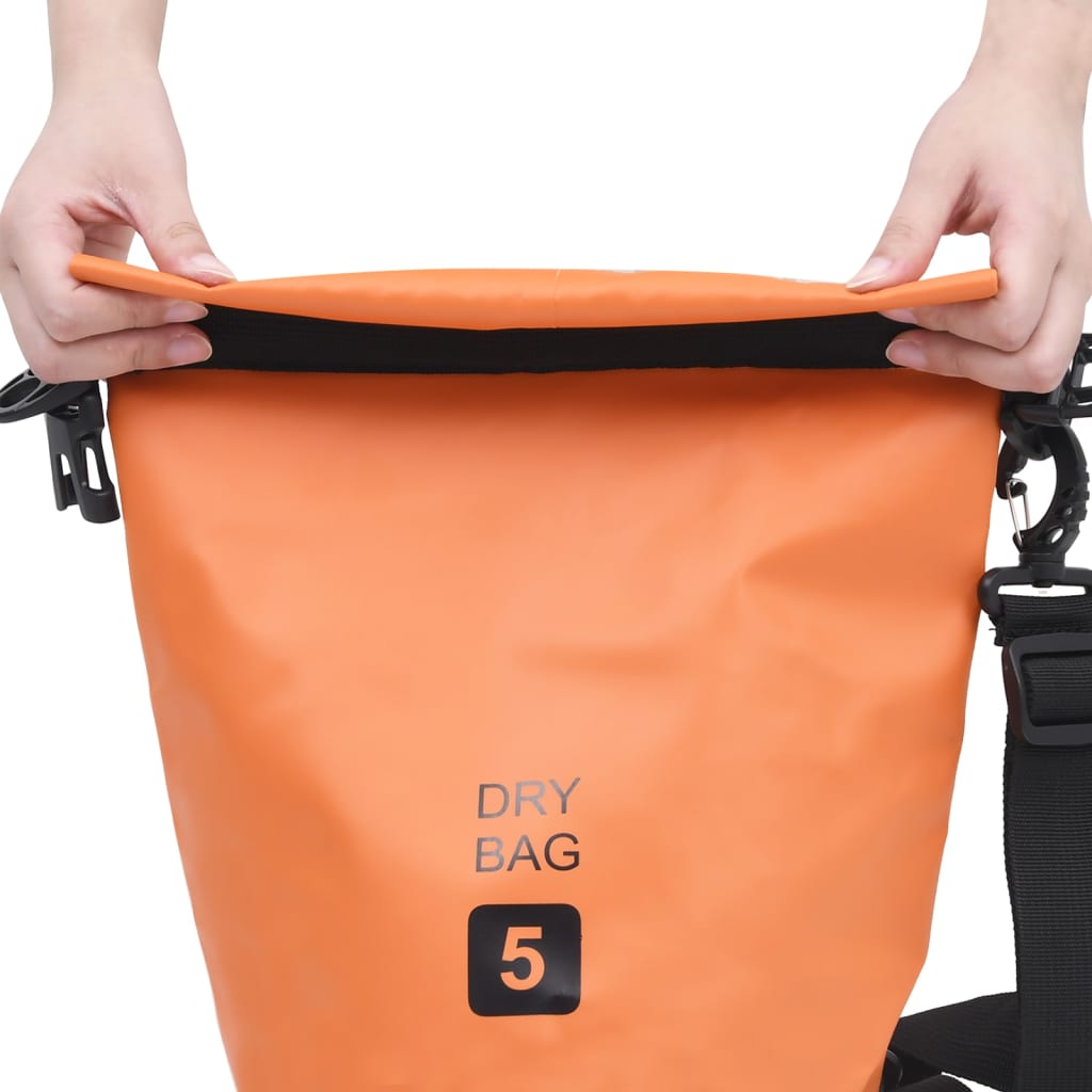 VidaXL Packsack 5 L PVC orange