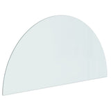 VIDAXL -Glasplatte für Kamin halb 1000 x 500 mm - afbeelding 2
