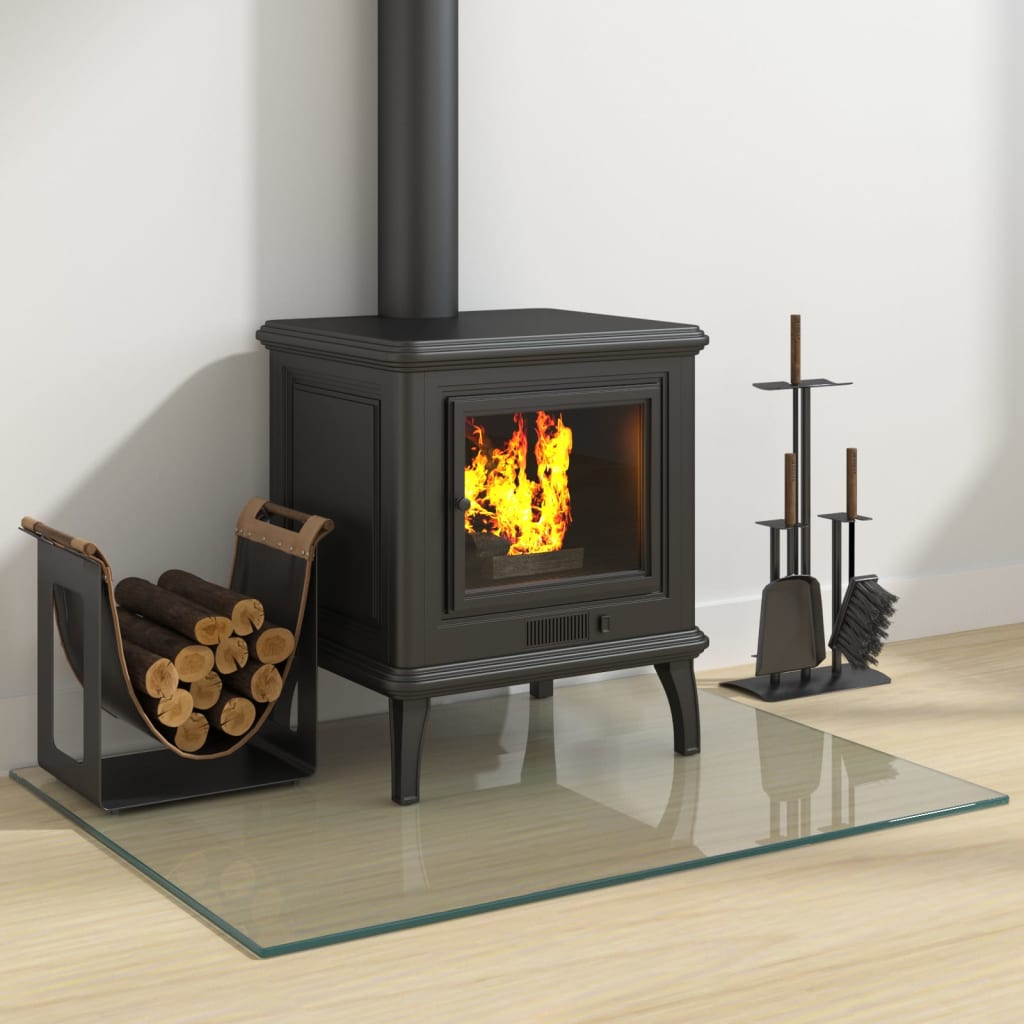 Vidaxl Glassplattenkamin rechteckig 80x60 cm