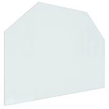 VIDAXL Glassplatte Kamin hexagonal 80x60 cm - afbeelding 2