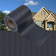 Vidaxl Garden Screen 35x0.19 M PVC Matte Dunkelgrau