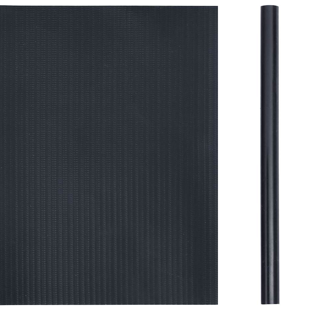 Vidaxl Garden Screens 4 ST 35x0,19 M PVC Matt Dunkelgrau