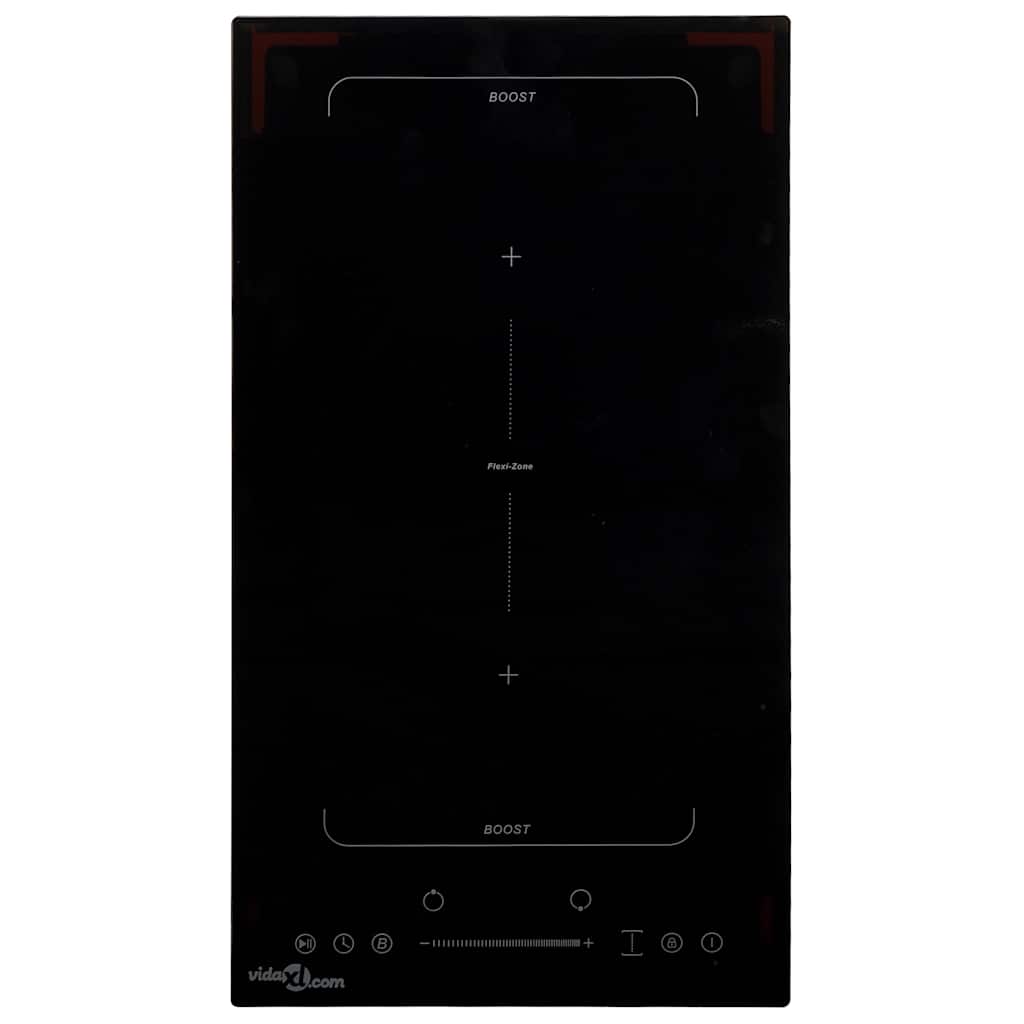 VIDAXL -Induktions -Kochfeld Flexizon 2 Kochzonen Touch Control 3500 W