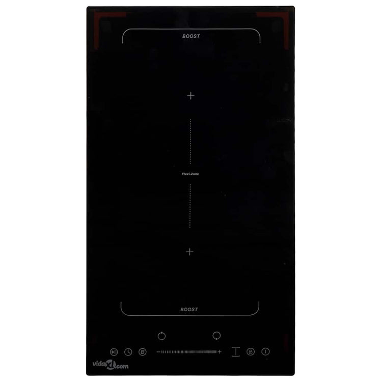 VIDAXL -Induktions -Kochfeld Flexizon 2 Kochzonen Touch Control 3500 W