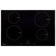 VIDAXL -Induktionskochfeld 4 Zonen Berührungssteuerung 7000 W 77 cm Glas - afbeelding 1