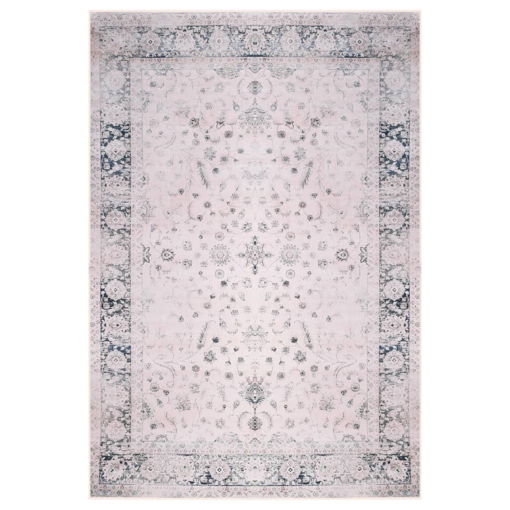 VIDAXL -Teppich mit Druck 120x160 cm Stoff Multi -Colored