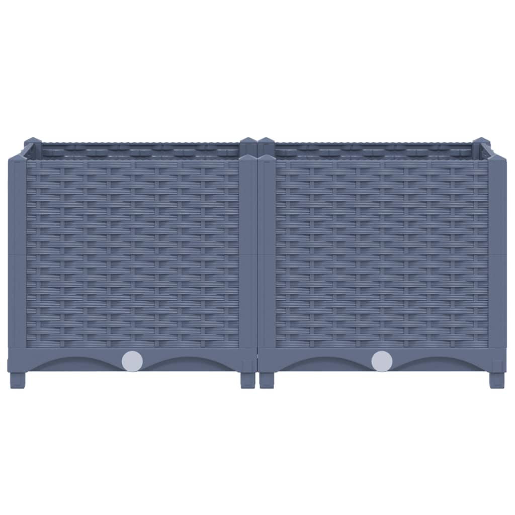VIDAXL -Pflanzer Insert 80x40x38 cm Polypropylen