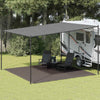 Vidaxl Zelt Teppich 400x400 cm Anthrazit -ausgelöst