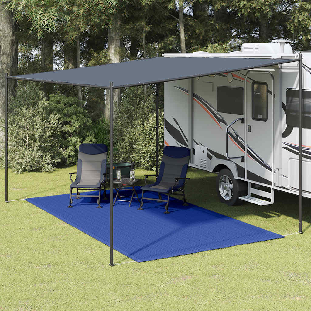 Vidaxl Zelt Teppich 250x450 cm Blau