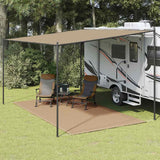 Vidaxl Zelt Teppich 200x400 cm Taupe - afbeelding 1