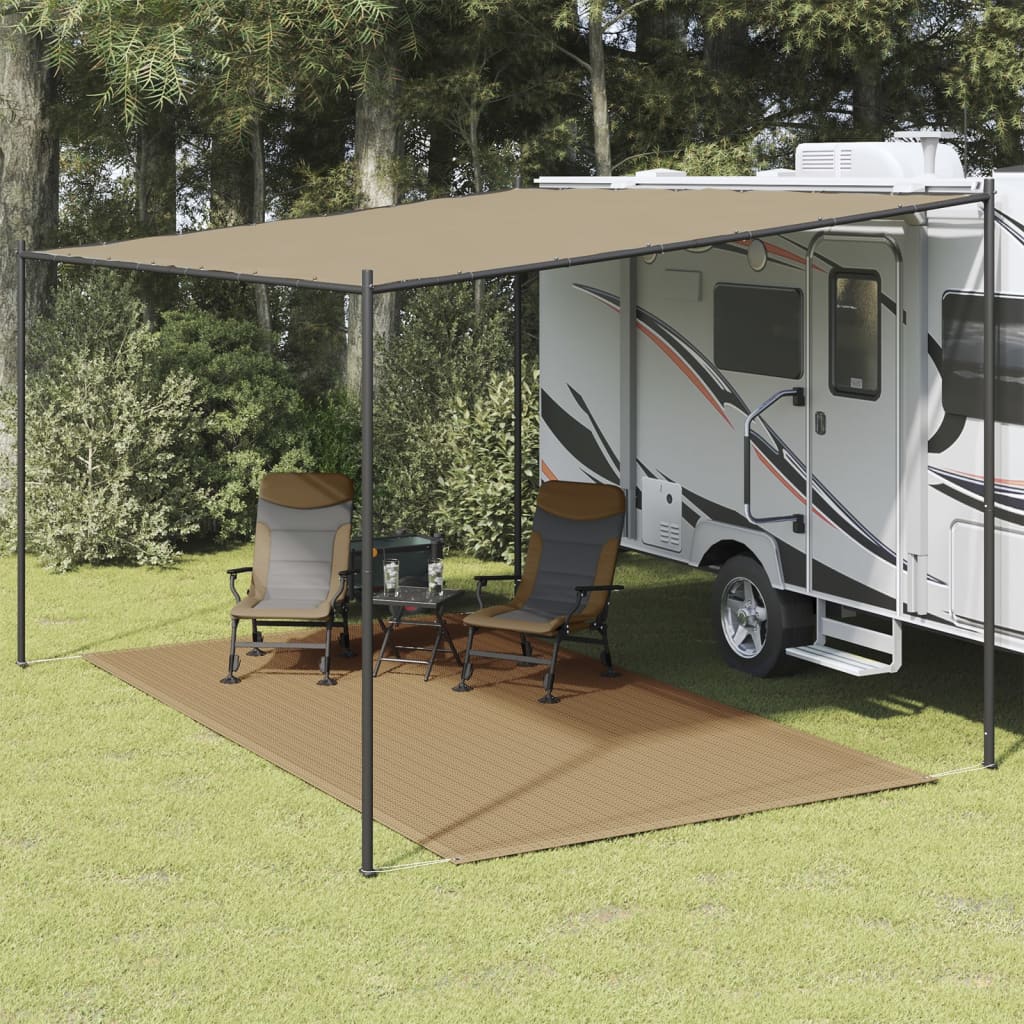 Vidaxl Zelt Teppich 250x350 cm Taupe