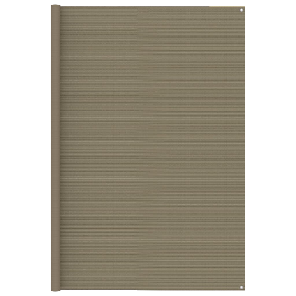 Vidaxl Zelt Teppich 250x500 cm Taupe