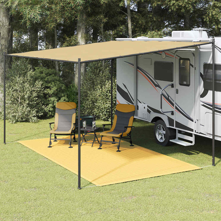 VidaXL Zeltteppich 200x400 cm beige