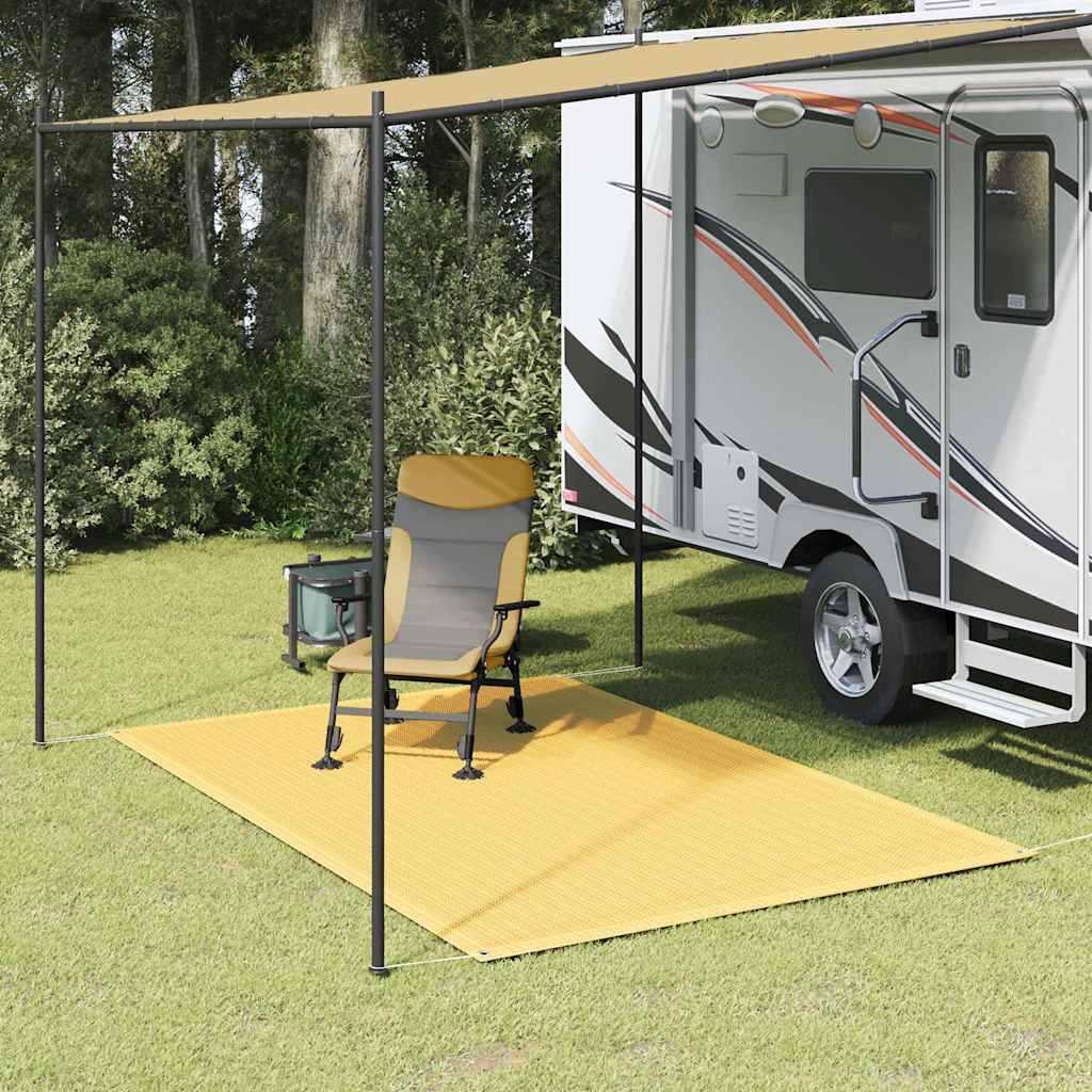 Vidaxl -Zelt -Tennis 250x200 cm HDPE Beige