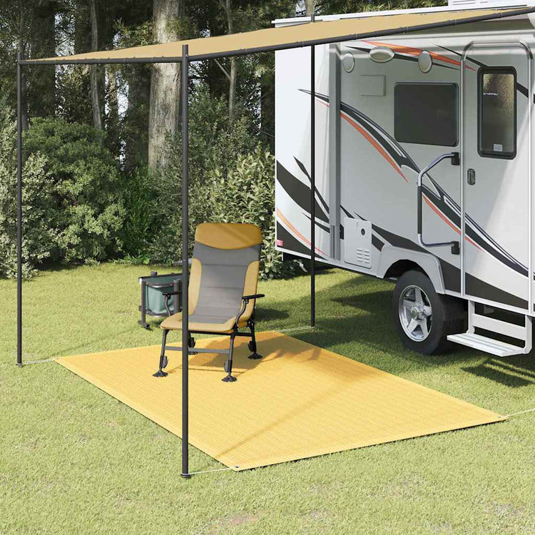 Vidaxl -Zelt -Tennis 250x200 cm HDPE Beige