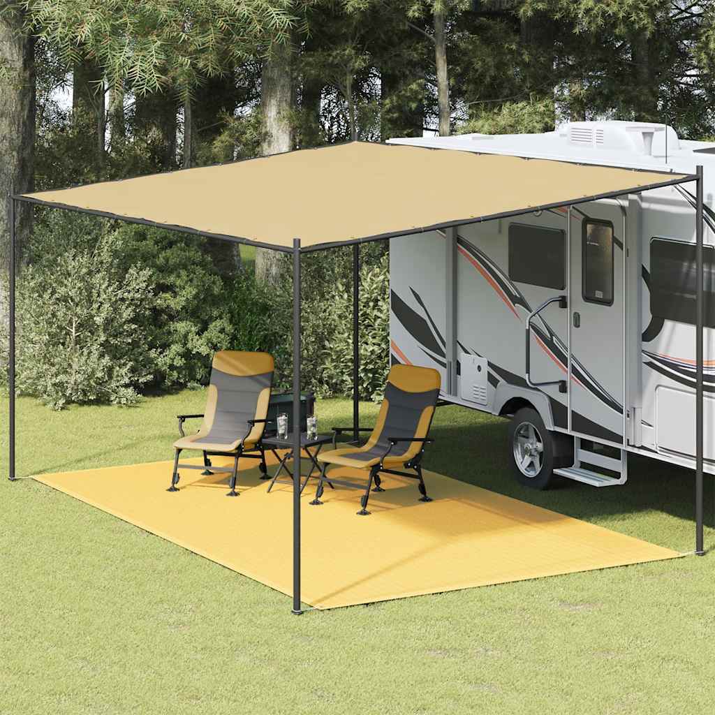 Vidaxl Zelt Teppich 300x500 cm Beige