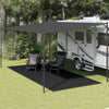 Vidaxl Zelt Teppich 250x550 cm Schwarz