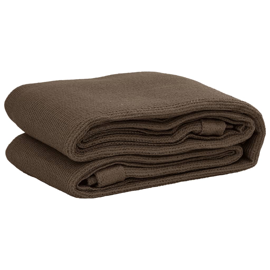 Vidaxl Zelt Teppich 300x500 cm Braun